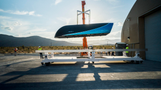Footage From the First Fast Hyperloop Test Looks Like a <i>Tron-</i>Inspired Fantasy
